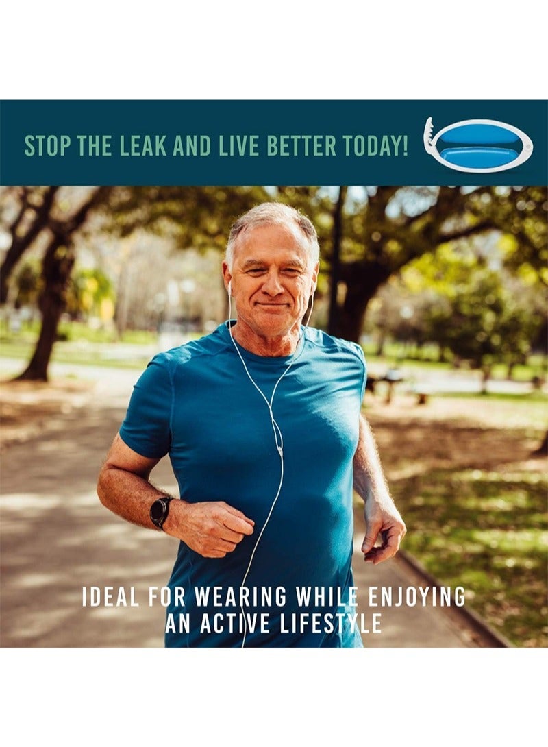 منعكس الاهتزاز مشبك سلس البول للرجال - 3 أحجام قابلة للتعديل - الراحة والثقة طوال اليوم - المهنية صعودا وهبوطا ضغط المفصل للرجال المثانة والكلى - أفضل المشبك لسرس البول - Image 5